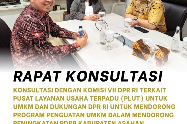 Upaya Tingkatkan PDRB, Wakil Ketua DPRD Asahan Rosmansyah, STP., Temui Komisi VII DPR RI Bahas Pemberdayaan UMKM